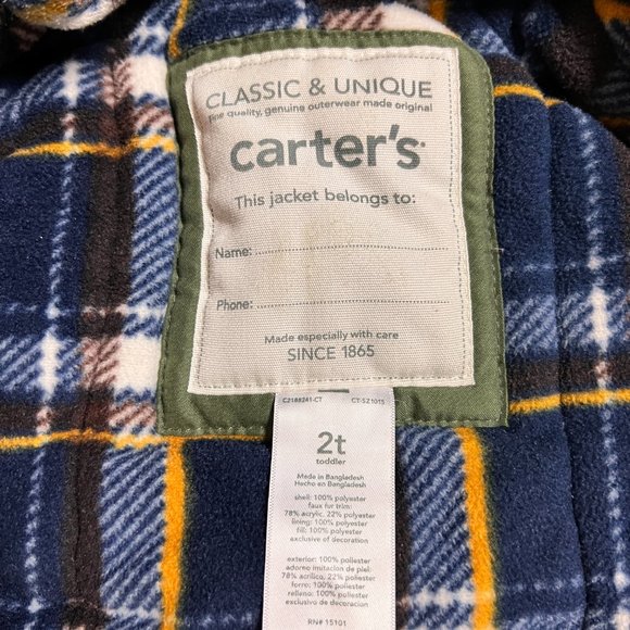 Carter's jacket-2T - Picture 2 of 3